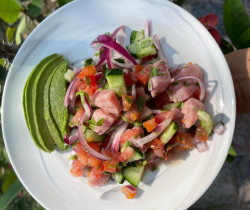 ceviche de atún